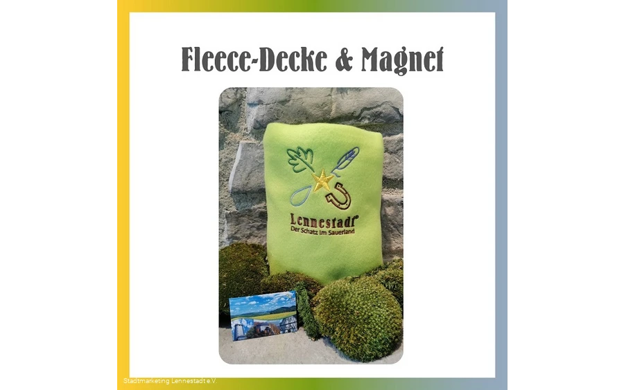 Fleece Decke & Magnete