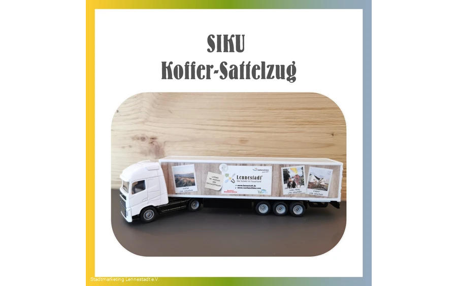 SIKU Koffer-Sattelzug SIKU Koffer-Sattelzug