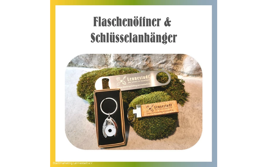 Flaschenöffner und Schlüsselanhänger
