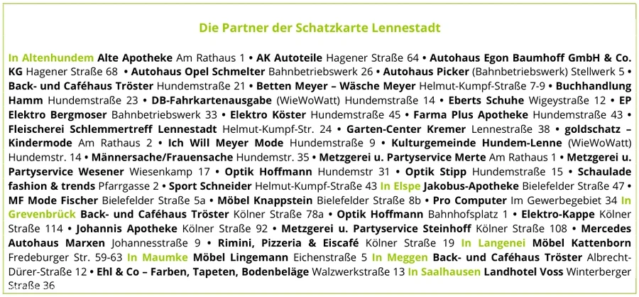 Schatzkarten-Partnerbetriebe Download
