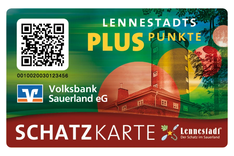 Geschenk-Schatzkarte gerade